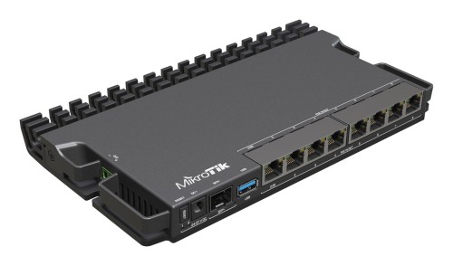 Router MikroTik RouterBord RTB-RB5009UPR+S+IN 7x1GbE 1x2,5GbE 1x10GbE SFP+ PoE - 1889573
