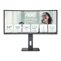 Monitor AOC 34" CU34P3CV HDMI DP USB-C głośniki 2x5W - 2078601