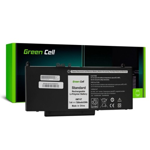 GREEN CELL BATERIA DE162 6MT4T 07V69Y DO DELL LATITUDE E5270 E5470 E5570 7200MAH 7.4V - 2078410