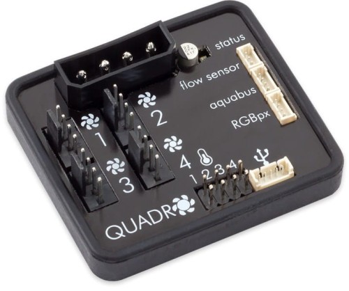 aqua computer sterownik wentylatora QUADRO do wentylatorów PWM - 2051461