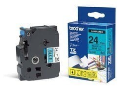 BROTHER TZE551 Taśma Brother 24mm BLACK ON BLUE - 2080952