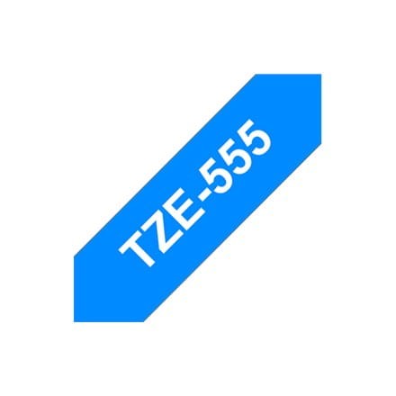 BROTHER TZE555 Taśma Brother 24mm WHITE ON BLUE - 2080961