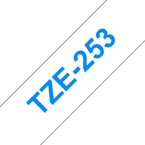 BROTHER TZE253 Taśma Brother 24mm BLUE ON WHITE - 2080965