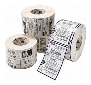 LABEL, POLYETHYLENE, 102X76MM; THERMAL TRANSFER, POLYE 3100T GLOSS, PERMANENT ADHESIVE, 76MM CORE