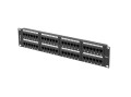 Patch panel Lanberg PPU6-2048-B 48 port 2U 19" kat.6 czarny - 2080193