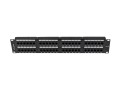 Patch panel Lanberg PPU6-2048-B 48 port 2U 19" kat.6 czarny - 2080197