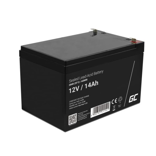 GREEN CELL AKUMULATOR ŻELOWY AGM08 12V 14AH - 958605