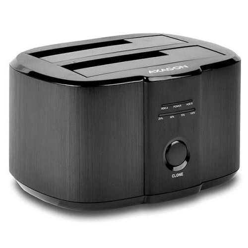 AXAGON ADSA-ST Dual-Dockingstation, USB 3.0, 2x 2,5"/3,5" SSD/HDD, SATA 6 - schwarz - 2052036