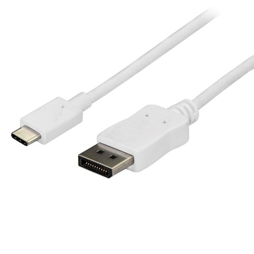 6 FT USB C TO DP CABLE - WHITE/USB C TO DP ADAPTER - WHITE - 2054258