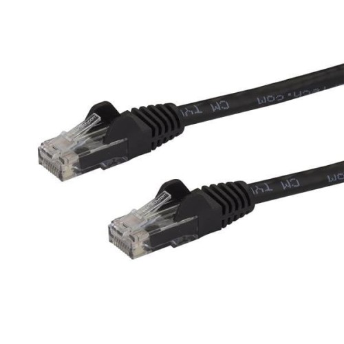 5M CAT6A ETHERNET CABLE BLACK/BLACK - SHIELDED COPPER WIRE - 2081512