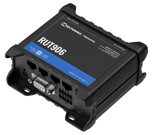 Teltonika RUT906 | Profesjonalny przemysłowy router 4G LTE | Cat.4, WiFi, Dual Sim, 1x WAN, 3X LAN, IP30 - 2054798