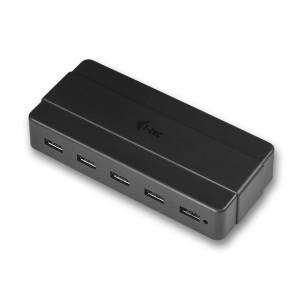 i-tec U3HUB742 huby i koncentratory USB 3.2 Gen 1 (3.1 Gen 1) Type-B 5000 Mbit/s Czarny