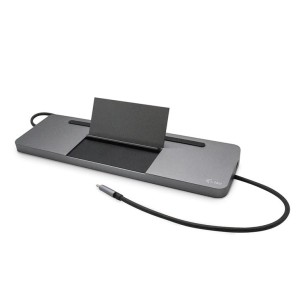 i-tec Metal C31FLATDOCKPDPRO stacja dokująca Przewodowa USB 3.2 Gen 1 (3.1 Gen 1) Type-C Szary