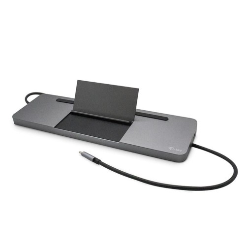 I-TEC USB-C Metal 4K 3xDisplay DS 1xHDMI 1xVGA 1xDP 1xSD+1x microSD Cardreader 1xGLAN 1x3.5mm Audio 2xUSB 3.0 2xUSB 2.0 1xUSB-C PD - 2061695