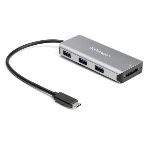3-PORT USB-C HUB W/ SD READER/READER-10GB - 3X USB-A 1X USB-C - 2061755