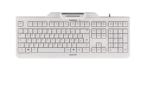 Klawiatura CHERRY KC 1000 SC JK-A0100EU-0 Biuro USB QWERTY US English Szary