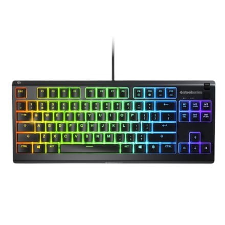Seria SteelSeries | Klawiatura do gier | Apex 3 bez klawiatury numerycznej | | Klawiatura do gier | Przewodowe | Światło LED RGB | NORD | Ciche przełączniki - 2062127