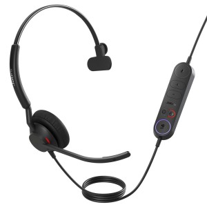 Jabra 4093-413-279 słuchawki/zestaw słuchawkowy Przewodowa Opaska na głowę Biuro/centrum telefoniczne USB Typu-A Bluetooth Czarny