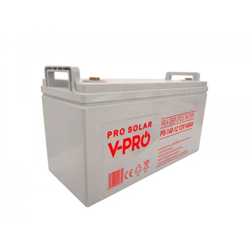 VOLT AKUMULATOR VOLT POLSKA DEEP CYCLE VPRO SOLAR 12V 140AH VRLA BEZOBSŁUGOWY - 2084196
