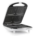 Trójgwiazda | SA-3065 | Opiekacz do kanapek XL | 1300 W | Liczba talerzy 1 | Ilość ciast 4 | Biały - 2081062
