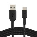 BELKIN KABEL USB USB- C - USB-A, OPLOT 2M, CZARNY - 1640548