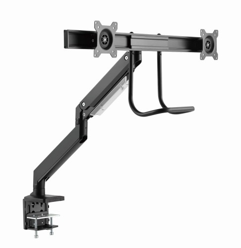 GEMBIRD BIURKOWE REGULOWANE RAMIĘ/UCHWYT NA 2 MONITORY 17-32, VESA 100X100MM, DO 8 KG - 1736009