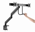 GEMBIRD BIURKOWE REGULOWANE RAMIĘ/UCHWYT NA 2 MONITORY 17-32, VESA 100X100MM, DO 8 KG - 1736013