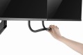 GEMBIRD BIURKOWE REGULOWANE RAMIĘ/UCHWYT NA 2 MONITORY 17-32, VESA 100X100MM, DO 8 KG - 1736019