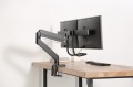 GEMBIRD BIURKOWE REGULOWANE RAMIĘ/UCHWYT NA 2 MONITORY 17-32, VESA 100X100MM, DO 8 KG - 1736021