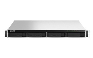 Qnap TS-464U-RP-8G, 1U, 4 x 2.5"/3.5" SATA , Intel Celeron N5105/N5095 4C/4T, 8GB RAM onboard ( not expandable), 2 x 2.5GbE, Redundant PSU