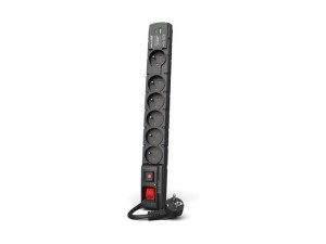 Listwa przeciwprzepięciowa Acar S6 USB A+C W2437 z szybką ładowarką 3m czarna