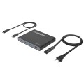 Stacja dokująca z zasilaczem j5create 90W Built in USB-C Travel Dock - EU 1xHDMI/2XUSB3.0/1xUSB-C czarna JCDP392-EN (WYPRZEDAŻ) - 2086809