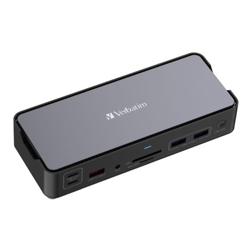 Stacja dokująca Verbatim USB-C Pro CDS-15 2xHDMI DP RJ-45 4xUSB 4xUSB-C SD microSD audio - 1895125