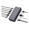 Stacja dokująca Verbatim USB-C Pro CDS-15 2xHDMI DP RJ-45 4xUSB 4xUSB-C SD microSD audio - 1895126
