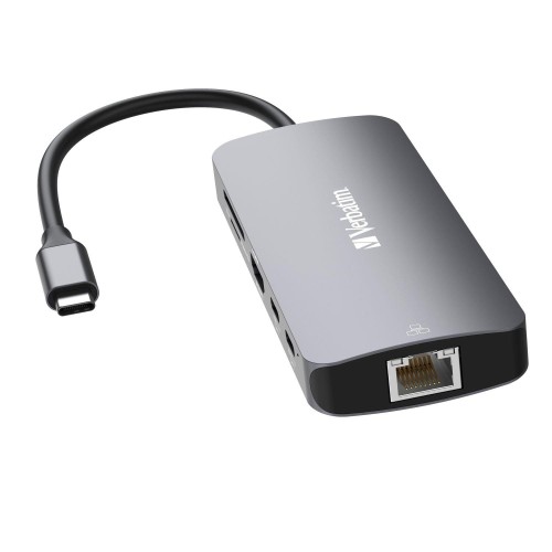 Hub USB Verbatim Multi Port CMH-09: 2xUSB-C 3.1, 1xUSB-A 3.1, 2xUSB-A 3.0, HDMI, RJ-45, SD/microSD - 1798256