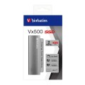 Dysk SSD zewnętrzny Verbatim VX500 2TB USB-C 3.1 aluminium - 1800826
