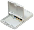 MIKROTIK RB750P-PBR2 PowerBox Outdoor 5x Ethernet port router with PoE output 6V-30V/1-2A - 2086240