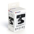 Kamera internetowa Verbatim AWC-03 4K UHD USB 2.0 z podwójnym mikrofonem czarna - 1670886