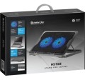 Podstawka chłodząca Defender NS-503 laptop notebook 15,6-17" 2xUSB 2 fans podświetlenie + GRA - 1338667