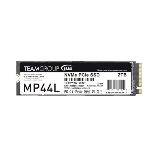 Dysk SSD Team Group MP44L 2TB M.2 PCIe NVMe Gen4 x4 (4800/4400) - 2091493