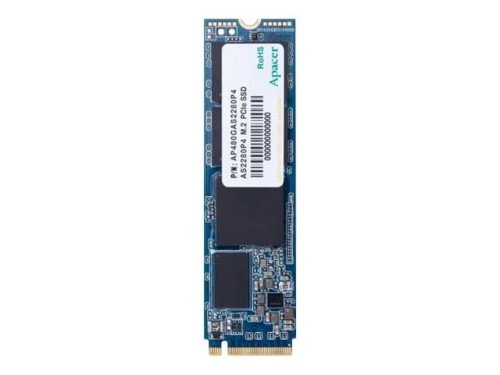 Dysk SSD Apacer AS2280P4 512GB M.2 PCIe NVMe Gen3 x4 2280 (2100/1500 MB/s) 3D TLC - 2091503