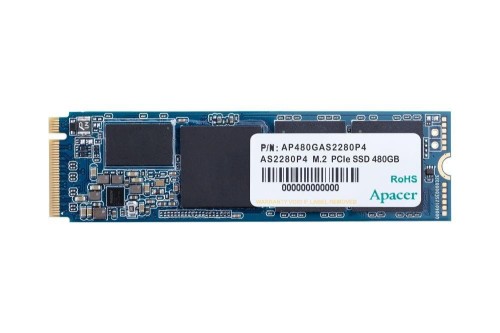 Dysk SSD Apacer AS2280P4 256GB M.2 PCIe NVMe Gen3 x4 2280 (1800/1100 MB/s) 3D TLC - 2091539