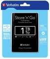 Dysk zewnętrzny Verbatim 1TB Store 'n' Go 2.5" czarny USB 3.0 - 727396