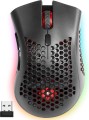 Mysz bezprzewodowa Defender WARLOCK GM-709L optyczna 2400dpi czarna RGB AKUMULATOR 8 przycisków Gaming - 1029886
