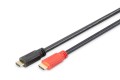 Kabel DIGITUS HDMI HighSpeed ze wzmacniaczem 1080p60Hz FHD Typ HDMI A/A M/M czarny 30m - 2092217