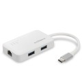 Karta sieciowa Edimax EU-4308 3xUSB 3.0 1xRJ45 - 2092449