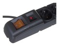 Listwa przeciwprzepięciowa Acar S10 5,0m czarna - 752556