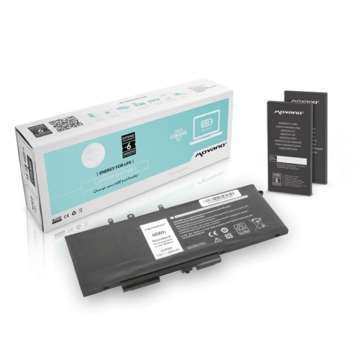 Bateria Movano do notebooka Dell Latitude 5490, 5590 (7.4V-7.6V) (6000 mAh) - 2092579