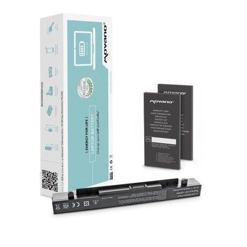 Bateria Movano do notebooka Asus X550, A450, F450, K550 (14.4V-14.8V) (4400 mAh) - 2092590