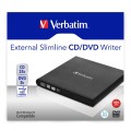 Nagrywarka zewnętrzna Verbatim CD/DVD RW USB 2.0 SLIM - 767039
